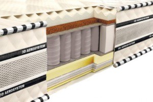 Ортопедичний матрац Neolux 3D Магнат Меморі-Латекс-Кокос Зима-літо PS 180х200